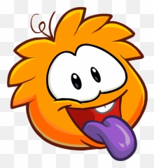 Orange Puffle - Orange Club Penguin Puffles Emoji,Mullet Emoji