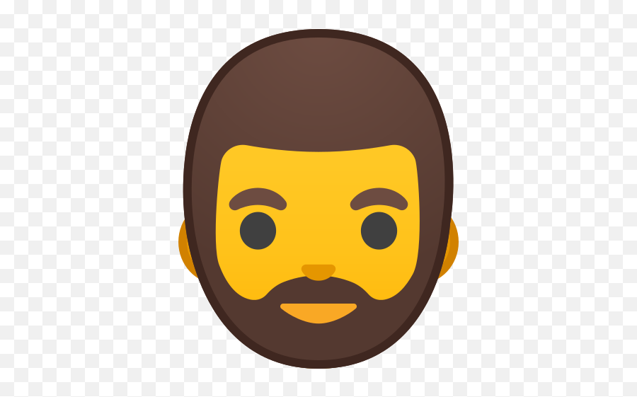 Beard Emoji - Android Beard Emoji,Man Emoji