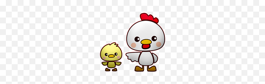 Chicken Hen Chick Henandchick - Cartoon Emoji,Hen Emoji