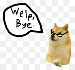 Your Doge Journey 1 - Doge With White Background Emoji,Bye Dog Emoji