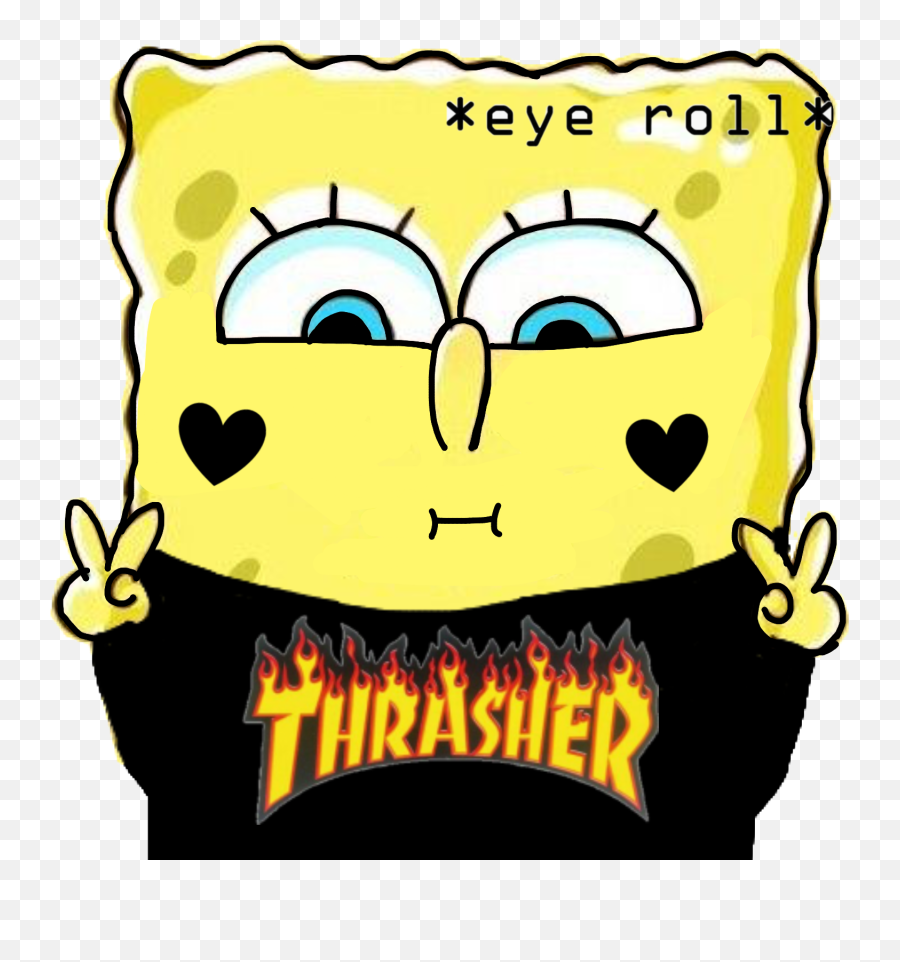 Spongebob Eboy - E Boy Spongebob Emoji,Rolly Eyes Emoji