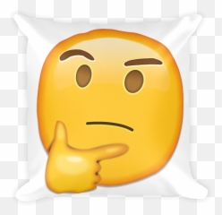 Rosemist Likes To My Merch Have No Merch - Transparent Background Thinking Face Emoji Png,Smh Emoji