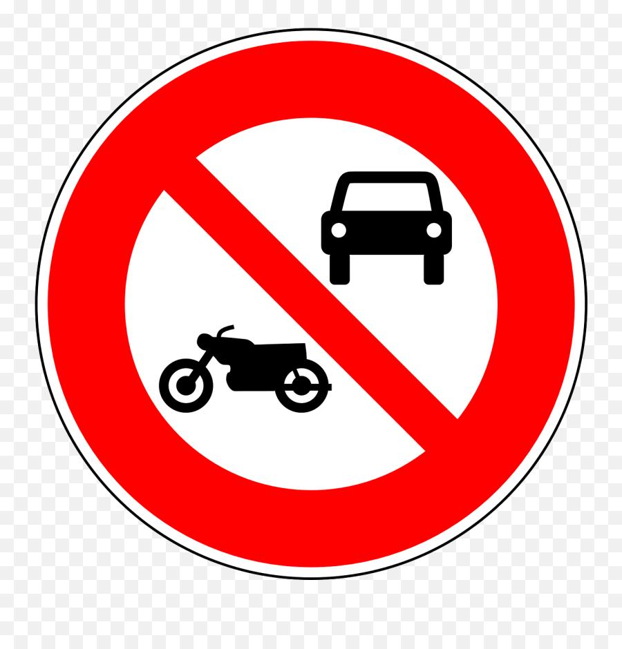 Motor Vehicles No Motorcycles Traffic - All Motor Vehicles Prohibited Emoji,Snake And Boot Emoji