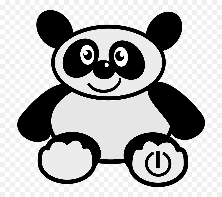 Free Panda Bear Panda Illustrations - Silhouette Teddy Bear Svg Emoji,Panda Emoji