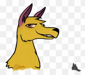 Headshot - Llama By Kilistration Fur Affinity Dot Net Cartoon Emoji,Llama Emoji
