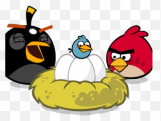 Download Hd Nest Clipart Angry Bird - Sandylion Angry Birds Angry Birds Eggs In Nest Emoji,Angry Birds Emojis