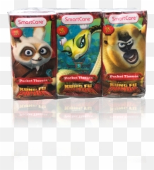 Smart Care Kung Fu Panda Pocket Facial Tissues 6 Pack - Emoji