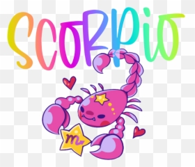 Scorpio Zodiac Horoscope Sticker - Illustration Emoji