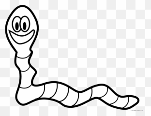 Worm Outline Coloring Pages 15 Worm Free Printable - Worm Clipart Black And White Emoji,Worm Emoji