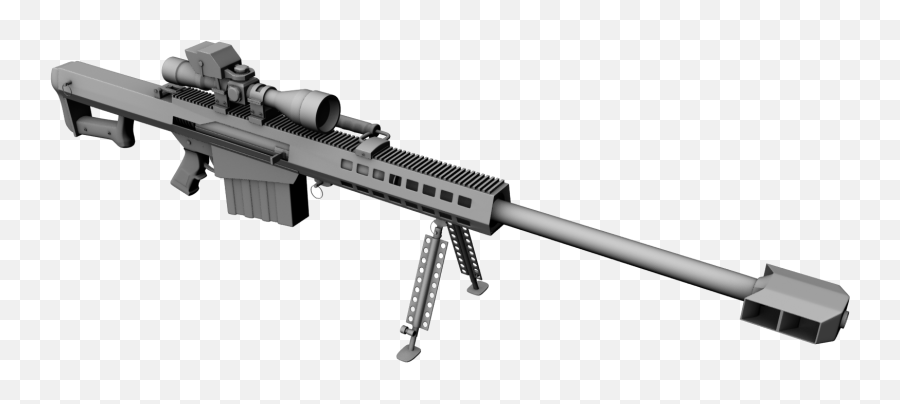 Transparent Rifle 50 Cal Sniper Transparent Png Clipart - Barrett Cal Transparent Emoji,Sniper Emojis
