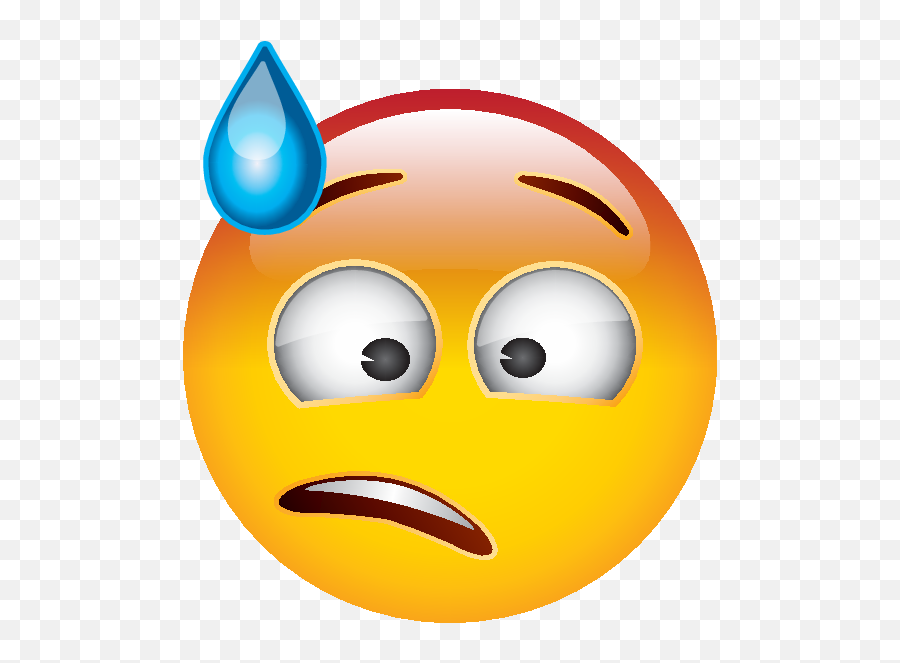 Emoji - Smiley,Sweat Drop Emoji