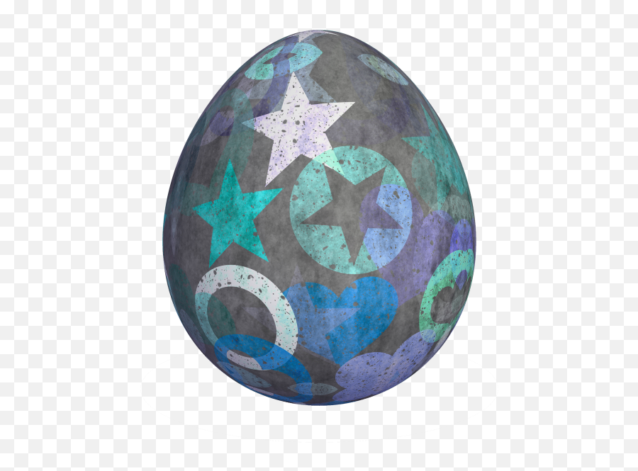 Stars And Hearts Easter Egg Png Free Stock Photo - Oeufs De Paques Png Emoji,Golden Heart Emoji