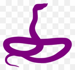 Purple snake 4 icon - Free purple animal icons Snake Png Emoji
