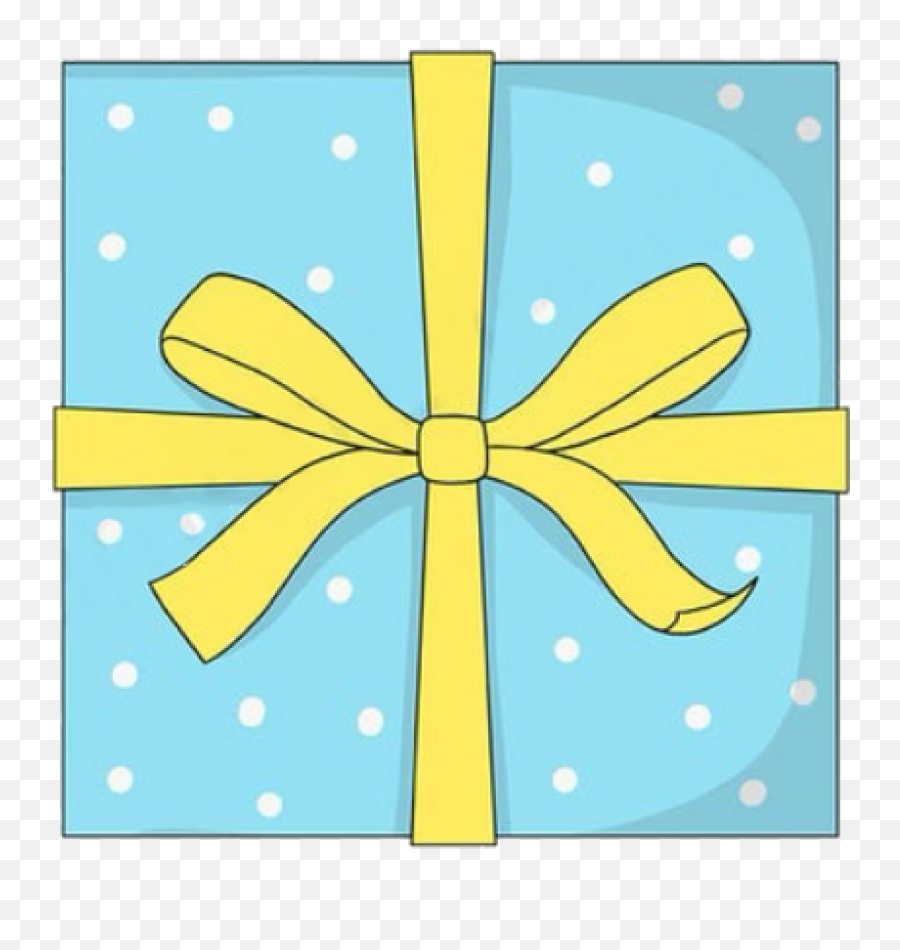 Present Gift Flatlay Sticker By Stacey4790 - Bow Emoji,Emoji Gift Wrap
