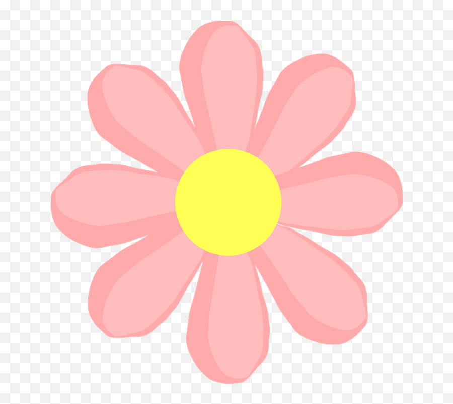Free Pink Flower Flower Vectors - Clipart Cute Flowers Emoji,Unicorn Emoji