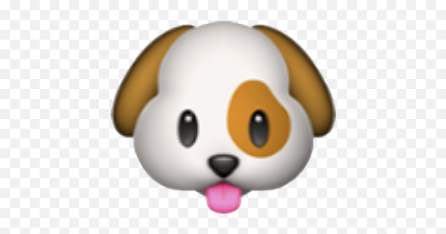 Brown White Dog Emoji Puppy - Cat And Dog Emoji,Brown Nose Emoji