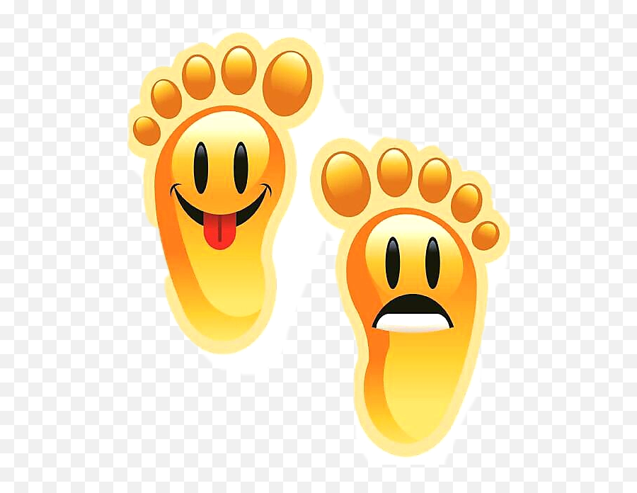 Footprint Feetlovers Cutefeet Footstep - Feet Clip Art Emoji,Happy Feet Emoji