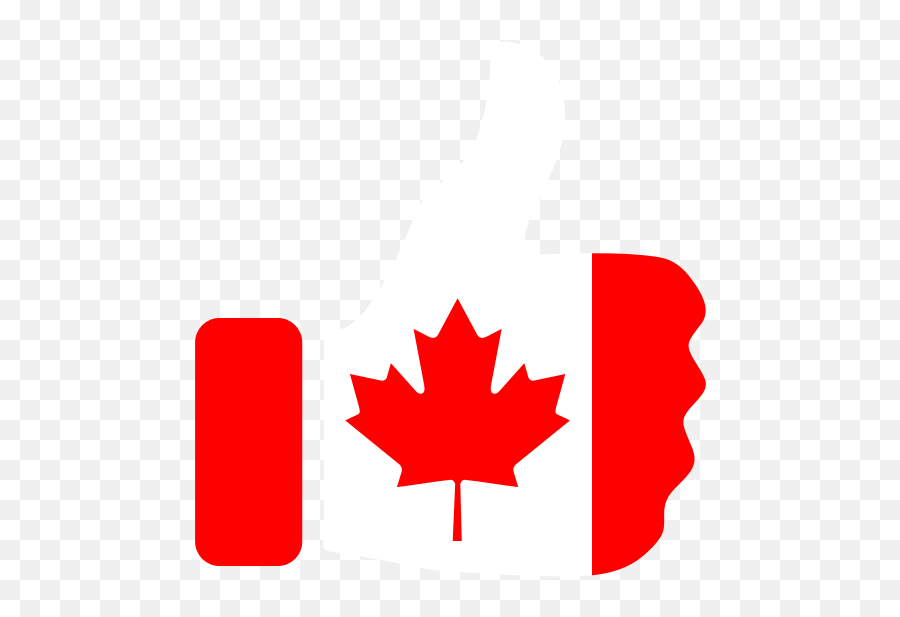 Thumbs Up Canada - Clipart Canada Maple Leaf Emoji,Cuban Flag Emoji