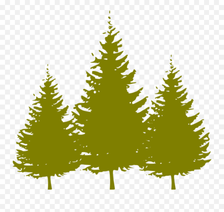 Freetoedit Green Pine Trees - Pine Tree Silhouette Painting Emoji,Pine Tree Emoji