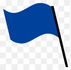 Flag Dark Blue Wind - Bandera De Color Verde Emoji