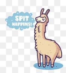 Funny Llama Illustration Clipart - Full Size Clipart Billie Eilish Is A Lama Emoji,Llama Emoji