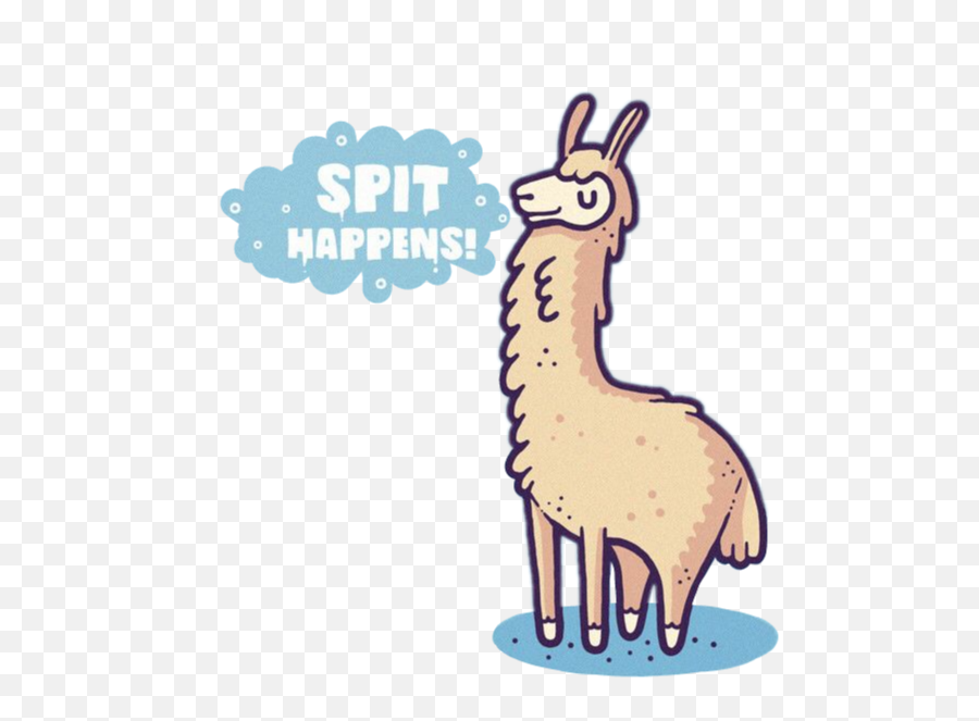 Funny Llama Illustration Clipart - Full Size Clipart Billie Eilish Is A Lama Emoji,Llama Emoji