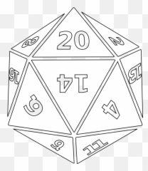 The Best Free Twenty Vector Images Download From 17 Free - Transparent 20 Sided Dice Emoji,D20 Emoji