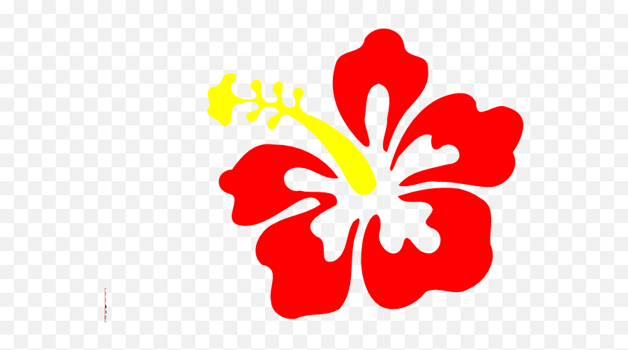 Clip Art - Red Hibiscus Flower Clipart Emoji,Rasta Flag Emoji