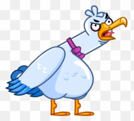 Mr Seagullu201d Stickers Set For Telegram - Cartoon Emoji,Seagull Emoji