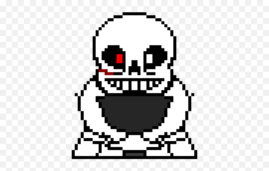 Cross Warrior Pixel Art Maker - Pixel Art Ink Sans Emoji,Crab Emoticon