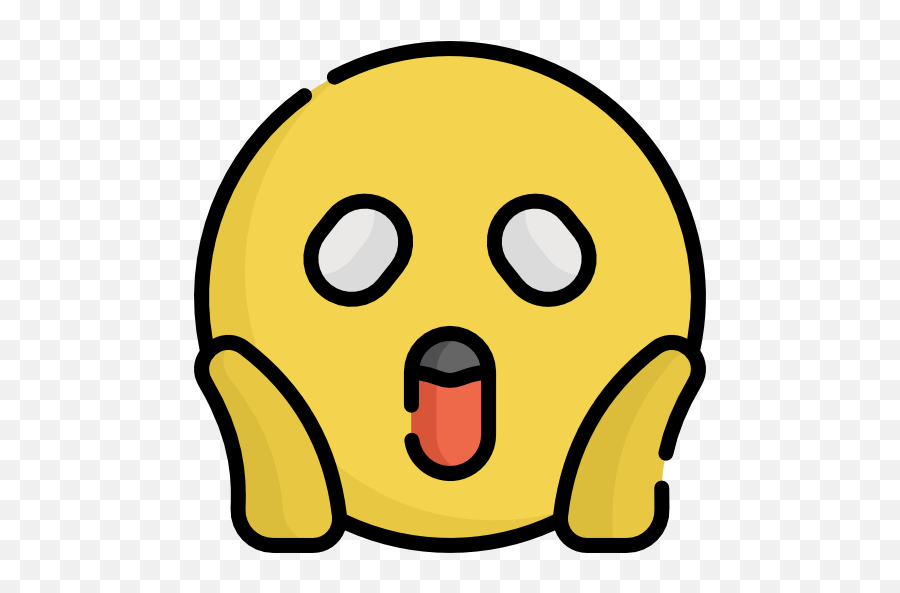Scream - Clip Art Emoji,Scream Emoji