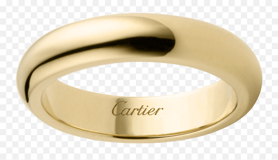 Crb4031300 - Wedding Band Yellow Gold Cartier Classic Cartier Gold Mens Wedding Band Emoji,Engagement Ring Emoji