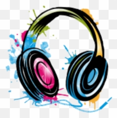 Music Lovely Play Funbpeace Excitement Colorful Raindiw - Headphones Png Picsart Emoji,Excitement Emoji