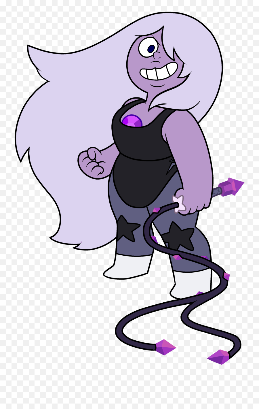 Whip Clipart Cracking The Whip - Amethyst Steven Universe Characters Emoji,Whip Emoji Iphone