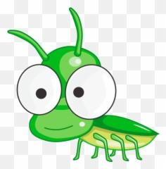 Download Cricket Insects Mosquito Cuteness Cartoon - Png Emoji