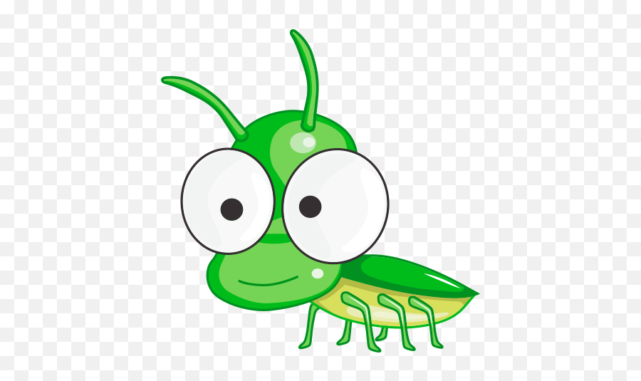 Download Cricket Insects Insect Mosquito Cuteness Cartoon - Cartoon Insects Png Emoji,Cricket Emoticon
