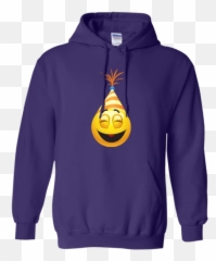T Shirt G185 Gildan Pullover Hoodie Emoji,Purple Squash Emoji