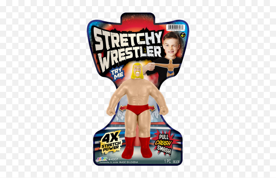 Ralphs - Jaru Stretchy Wrestler 1 Ct Stretchy Wrestler Toy Emoji,Wrestler Emoji