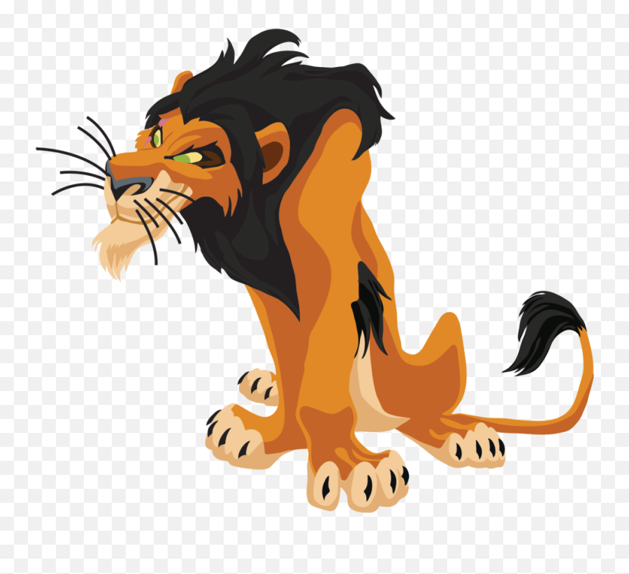 Scar Lion King Silhouette - Scar Lion King Png Emoji,Scar Emoji