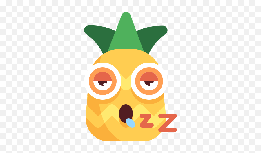 Pineapple Emoji Emoticon Free Icon Of - Fictional Character,Pineapple Emoji