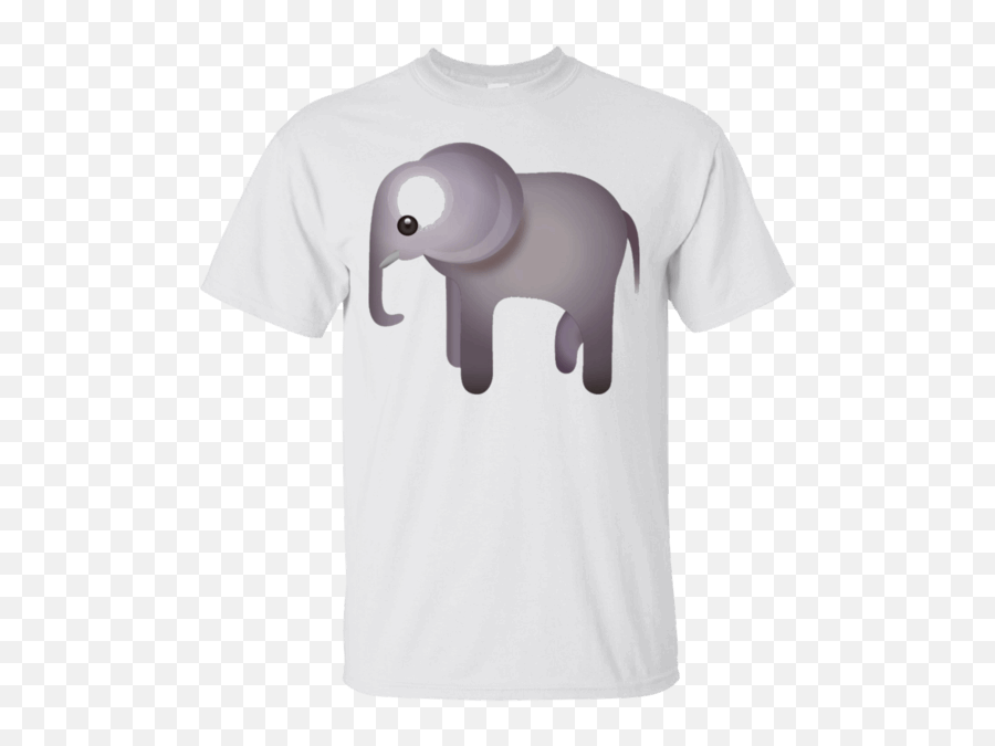 Elephant Emoji T Shirt - Transparent Elephant Emoji,Elephant Emoji