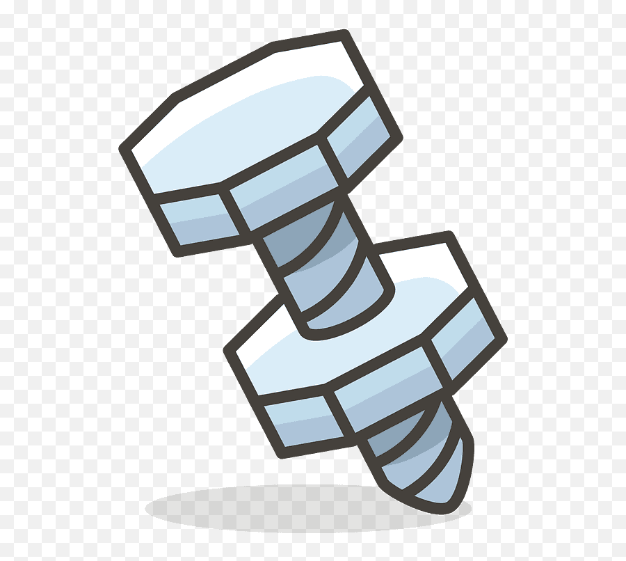 Nut And Bolt Emoji Clipart - Icon Bolt And Nut Png,Nut Emoji