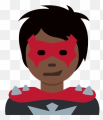 Supervillain Emoji Clipart Free Download Transparent Png - Supervillain,Super Emoji