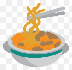 Steaming Bowl Emoji Clipart - Junk Food