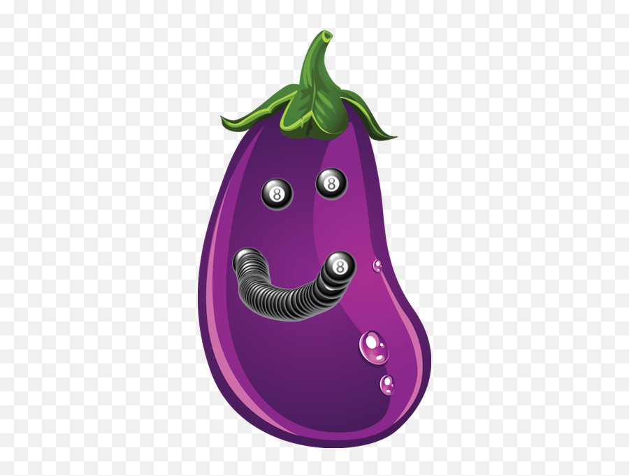 Attack Of Eggplants The Second Battle - Cartoon Vegetables And Fruits Clipart Emoji,Eggplant And Water Emoji