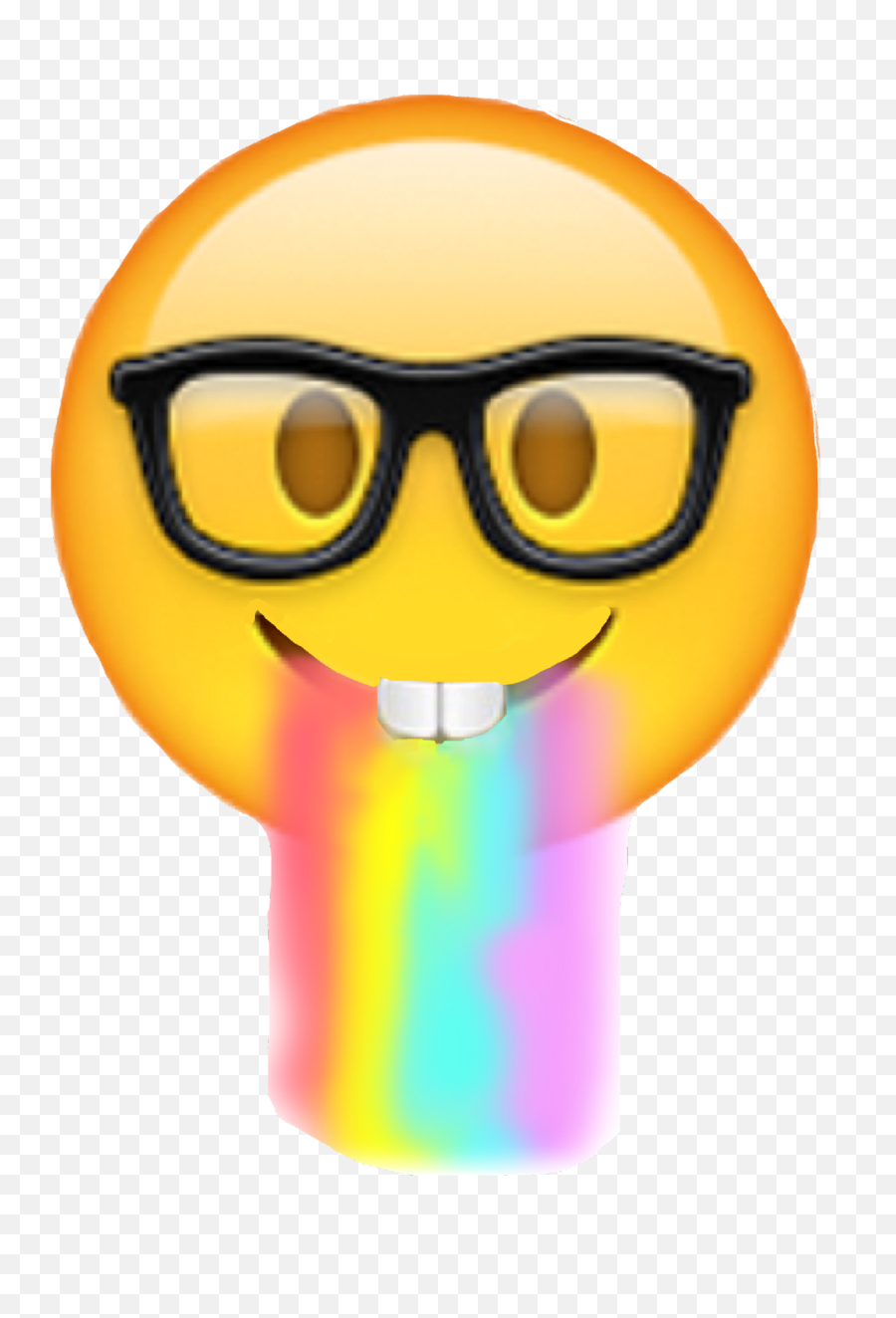 Rainbow Emoji Nerd Rainbowlightcontest - Whatsapp Smiley Stickers Emojis,Rainbow Emoji