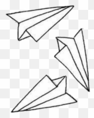 Paperairplane Paperairplanes Paper - Triangle Emoji,Plane And Paper Emoji