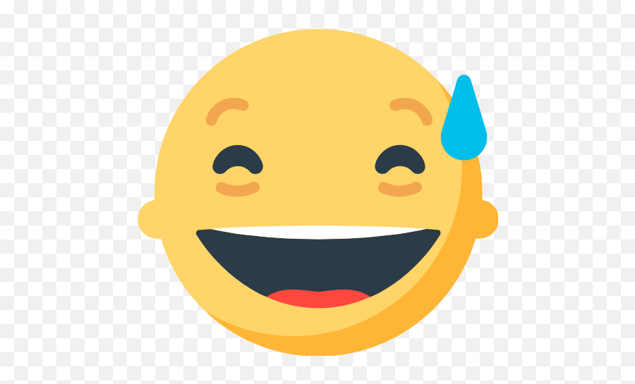 Smiling Face With Open Mouth And Cold Sweat Emoji For - Smiling Face With Open Mouth And Cold Sweat Emojis Transparent,Sweat Emoji