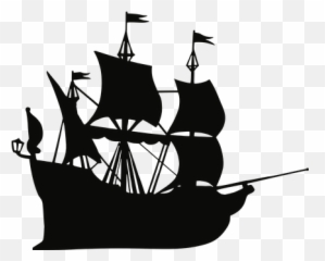 Free Ship Boat Vectors - Black Pearl Drawing Emoji