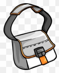 Vinyl Messenger Bag - Club Penguin Emoji